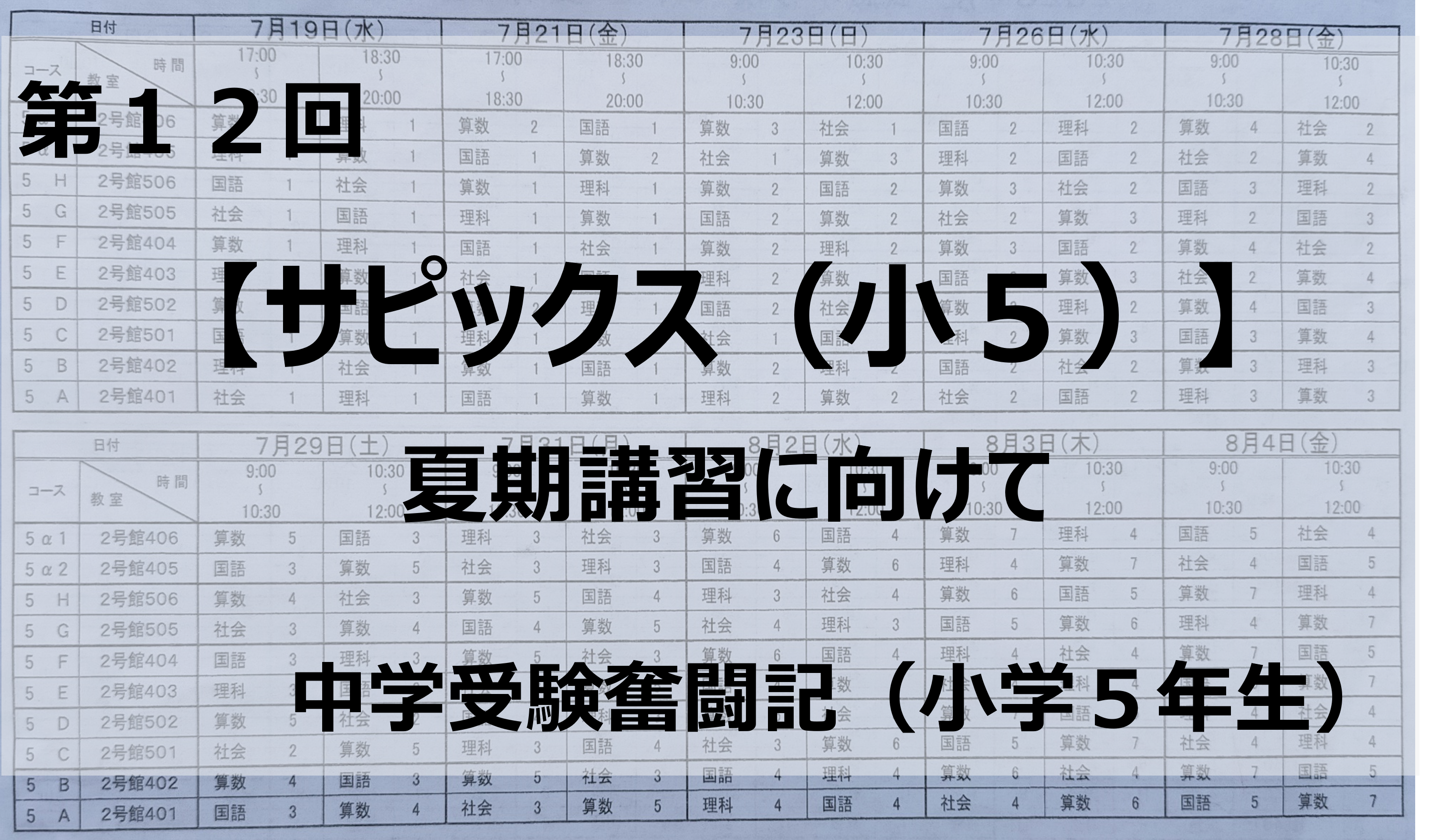 サピックス　5年　国算理社 /春/夏/冬/年間テキスト　2022年度 中古 サピックス 小5 算数 テキスト 1年フルセット全58回 春夏冬期講習